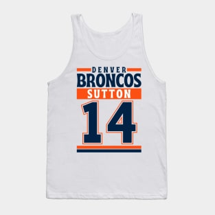 Denver Broncos Sutton 14 Edition 3 Tank Top